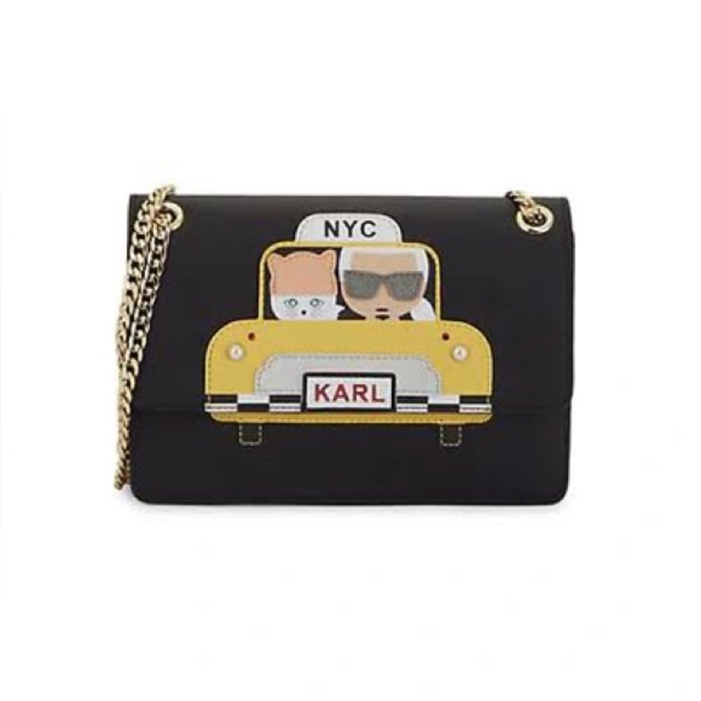 Karl Lagerfeld black  crossbody bag